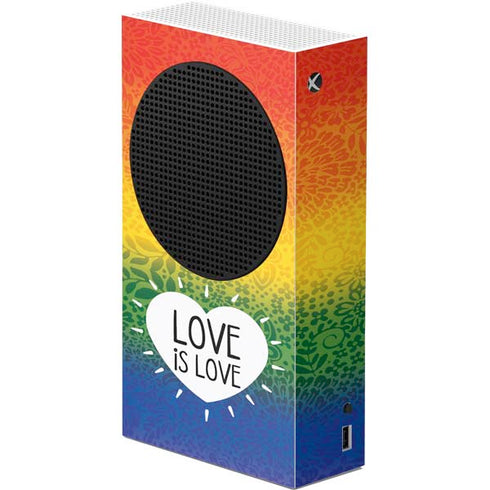 Love Is Love Rainbow Xbox Series S Console Skin